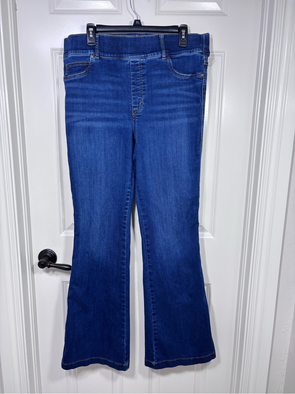 SPANX Flare Jeans Women’s 1X Medium Blue Wash